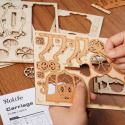 Kareta Drewniane Puzzle 3D ROBOTIME