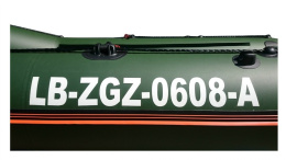 Litera PVC numery rejestracyjne na ponton 1szt