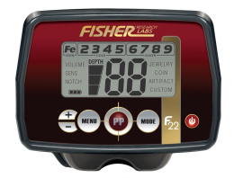 Wykrywacz metali Fisher F22 11'' DD [kHz] 7,69