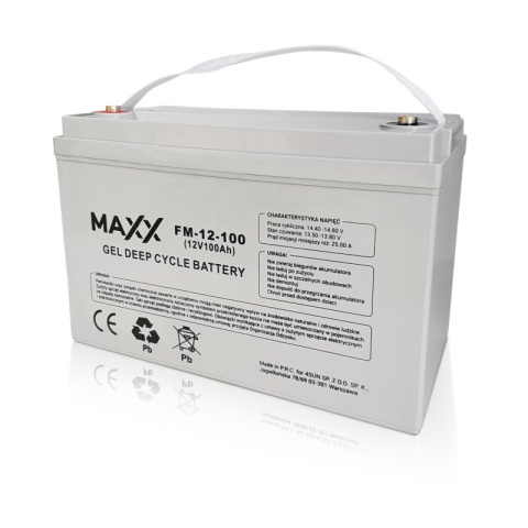 AKUMULATOR ŻELOWY MAXX 12-FM-100 100AH 12V