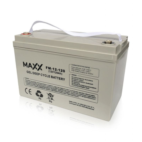 AKUMULATOR ŻELOWY MAXX 12-FM-S-120 120AH 12V