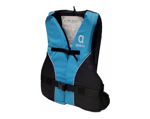 Kamizelka asekuracyjna kapok XL błękitno-czarna