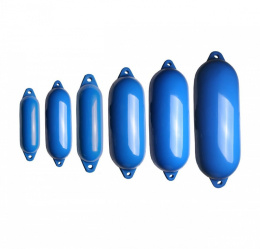 Odbijacz jachtowy cylindryczny niebieski gumowy 12x45 starfender 1 HH01