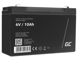 Akumulator AGM Green Cell 6V 10Ah do echosond kasy fiskalnej zabawek