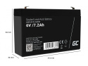 Akumulator AGM Green Cell 6V 7.2Ah do echosond kasy fiskalne zabawki