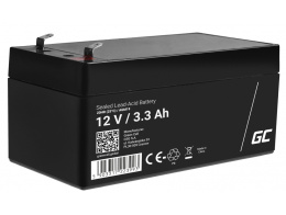 Akumulator AGM Green Cell 12V 3.3Ah do echosond kasy fiskalnej zabawek