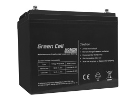 Akumulator AGM Green Cell 12V 84Ah do echosond łodzi panela fotowoltaiki kampera
