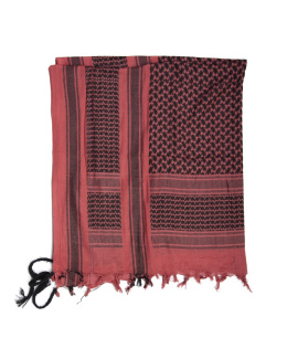 Chusta Arafatka Kefija 100% bawełna Mil-tec czerwono-czarna