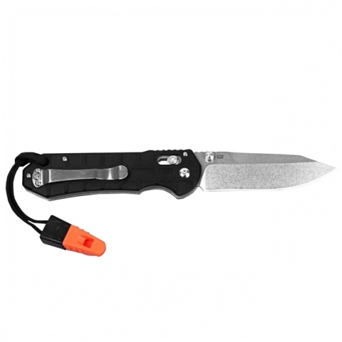 Nóż składany Ganzo G7452P-BK-WS + gwizdek outdoor