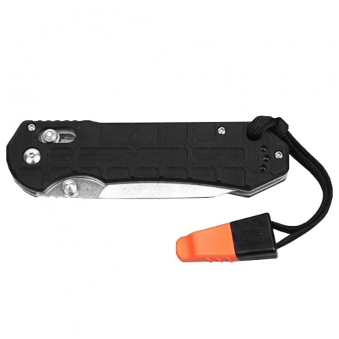 Nóż składany Ganzo G7452P-BK-WS + gwizdek outdoor