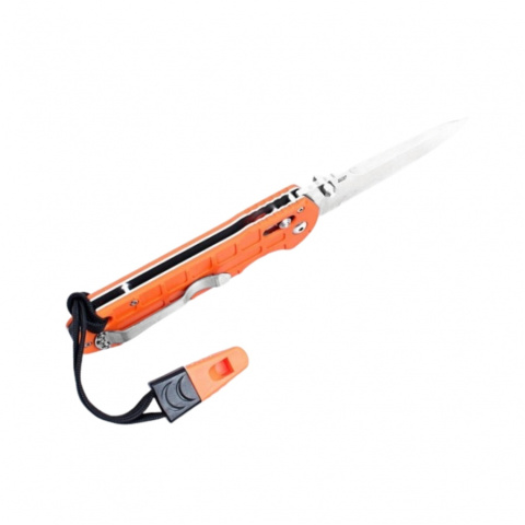Nóż składany Ganzo G7452P-OR-WS + gwizdek outdoor