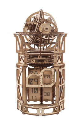 SKY WATCHER Zegar Stołowy z tourbillonem Model mechaniczny do składania UGEARS