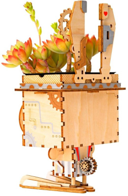 Doniczka KRÓLIK Drewniane Puzzle 3D ROBOTIME