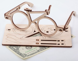 Okulary Rower Drewniane Puzzle 3D MR.PLAYWOOD
