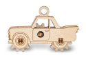 Samochodzik Drewniane Puzzle 3D EWA Eco Wood Art