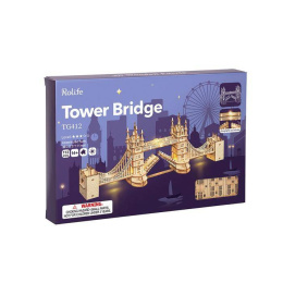Tower Bridge LED Drewniane Puzzle 3D ROBOTIME