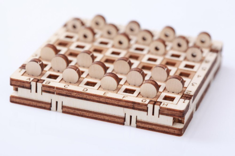 Warcaby Drewniane Puzzle 3D Mr.Playwood