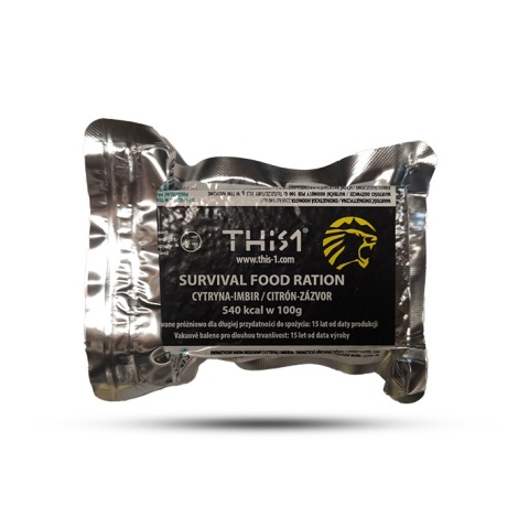 BATON SURVIVALOWY CYTRYNA-IMBIR 100g THIS-1