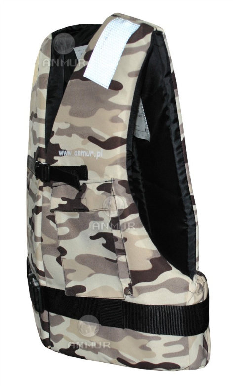 Kamizelka asekuracyjna kapok XL piasek moro z kieszonką