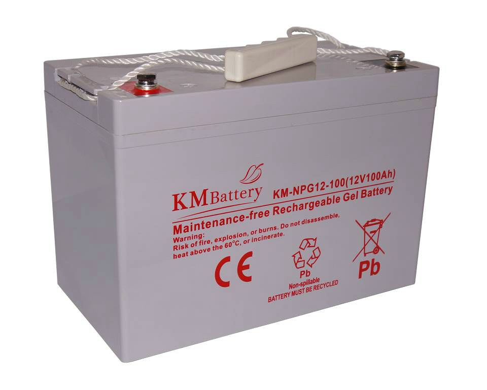 Akumulator Żelowy KM Battery 100Ah 12V NPG100 ŻEL