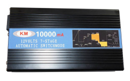 Ładowarka prostownik KM Battery Charger 10A/12V do akumulatorów żelowych