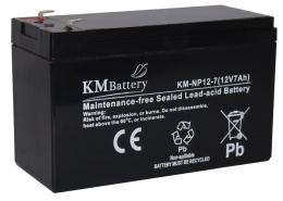 Akumulator Żelowy KM Battery 7Ah 12V NP7 ŻEL GEL