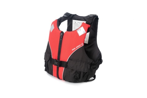 Kamizelka asekuracyjna M SPORT PLUS czerwono czarna