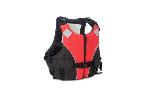 Kamizelka asekuracyjna M SPORT PLUS czerwono czarna