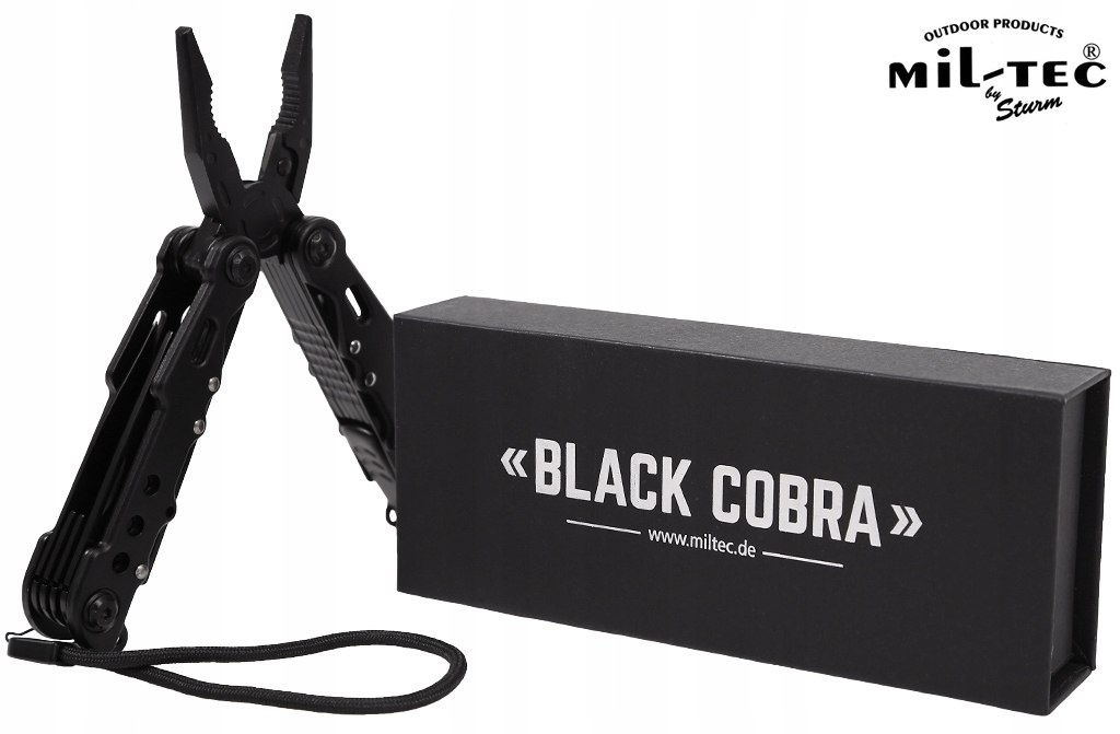 Narzędzie wielofunkcyjne Multitool Black Cobra MIL-TEC